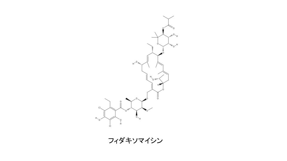 フィダキソマイシンの構造