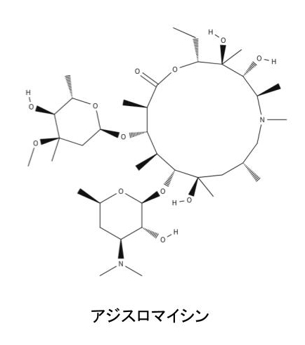 アジスロマイシンの構造