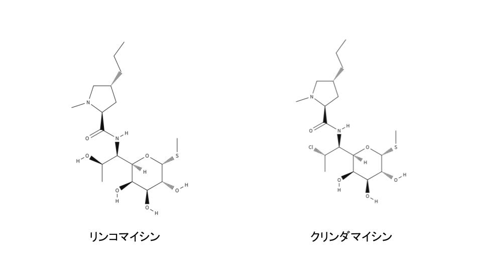 リンコマイシン系薬の構造